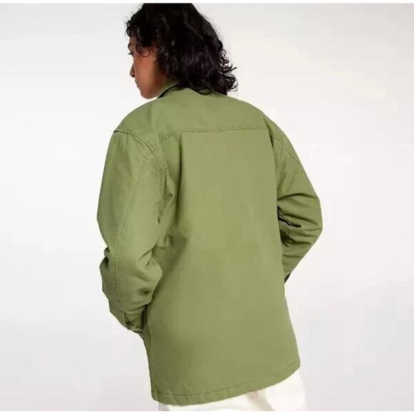 NWT women ALPINE DESIGN  QUILTED LINED CHORE COAT  SIZE XL  LUSH OLIVE - Picture 2 of 6